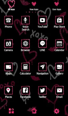 Melty Glitter Hearts android App screenshot 2