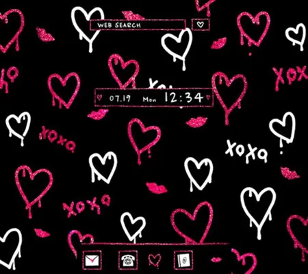 Melty Glitter Hearts android App screenshot 4